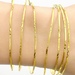 Epitome of Luxury: 14K Yellow Gold 7 Day Bangles