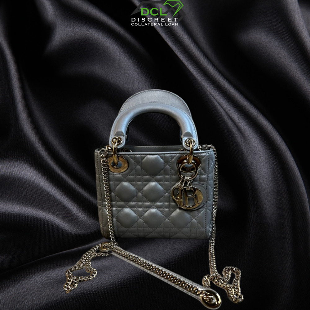 Christian Dior Mini Grey Handbag