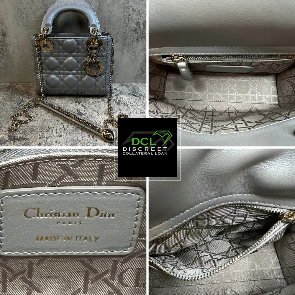 Christian Dior Mini Grey Handbag