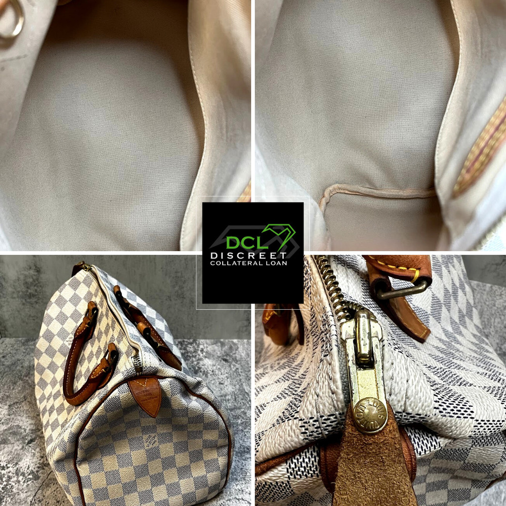 Louis Vuitton Damier Azur Speedy 30 (Make 4 equal payments of $225.00)