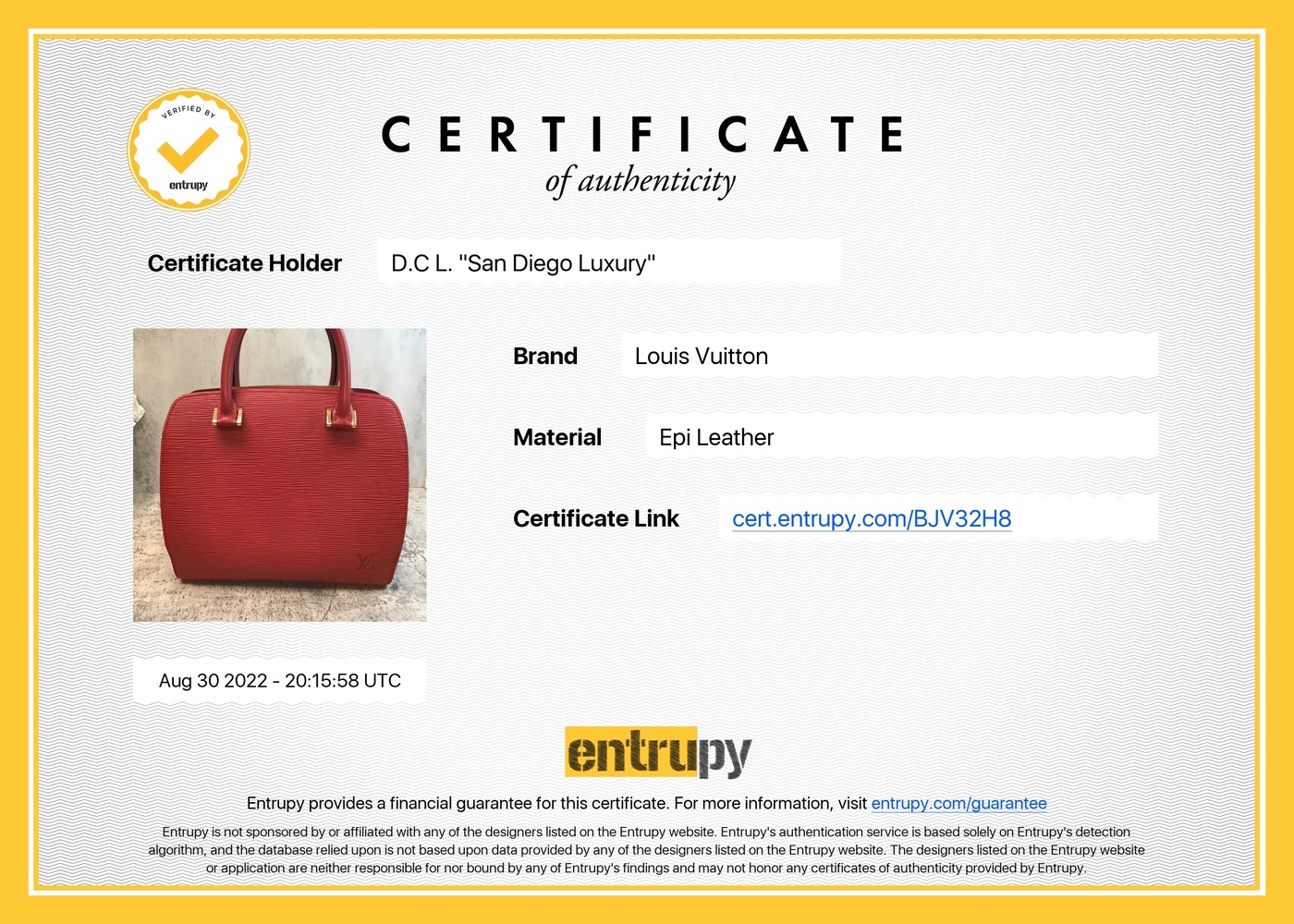 Louis Vuitton Pont Neuf Epi Leather handbag in Red - Excellent Condition