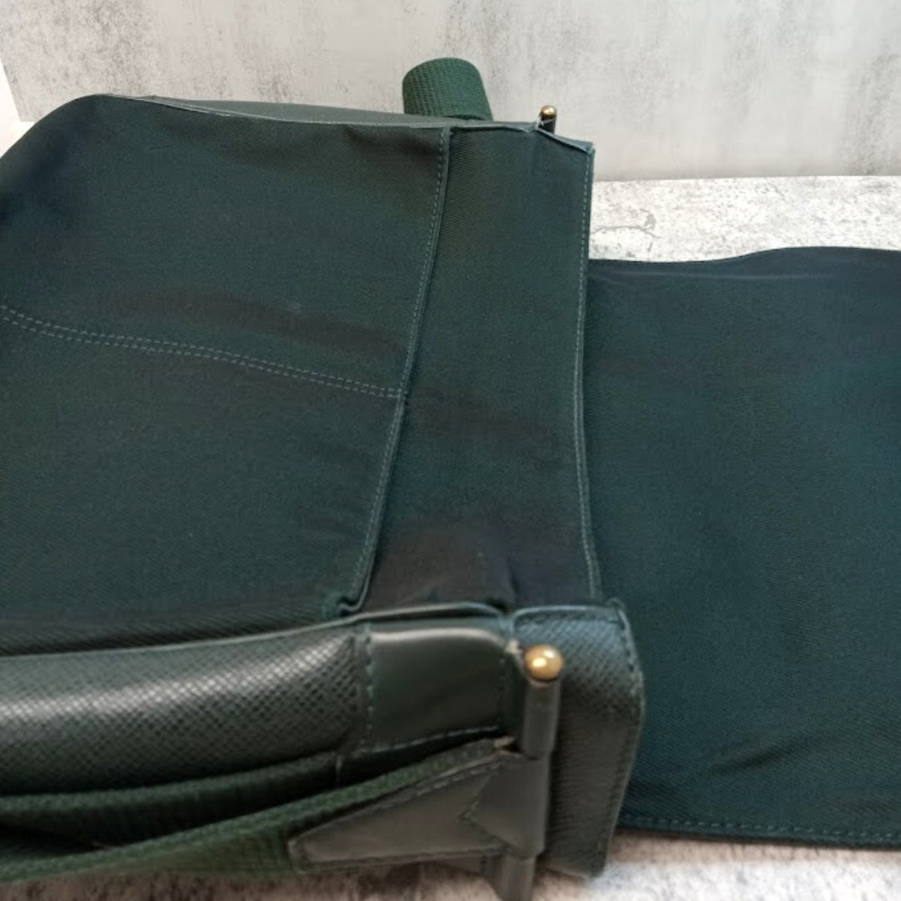 Louis Vuitton Green Leather Viktor Messenger Bag