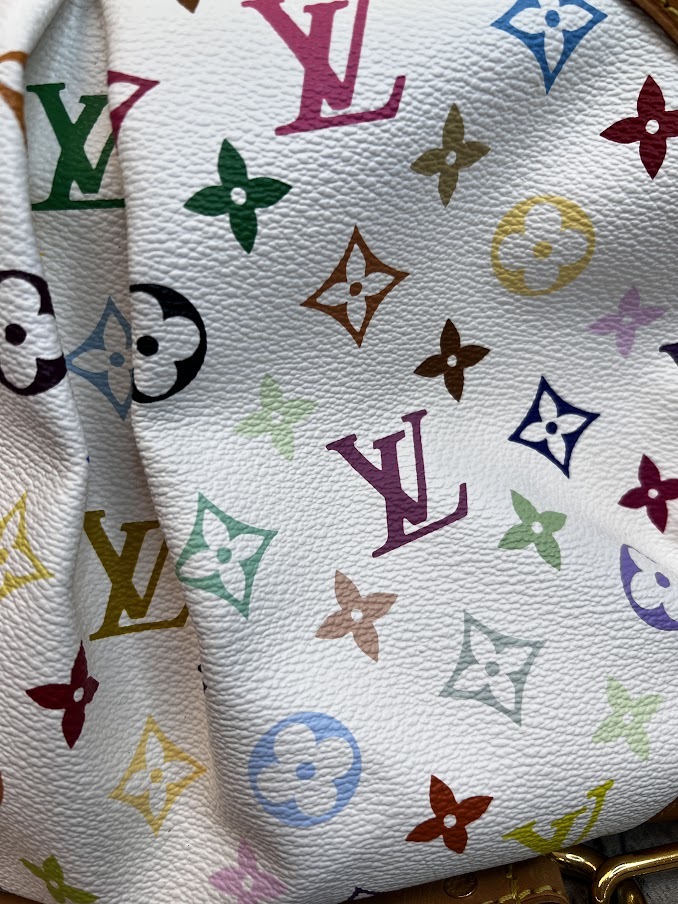 Louis Vuitton  MONOGRAM Multicolor White Judy GM Shoulder Bag 