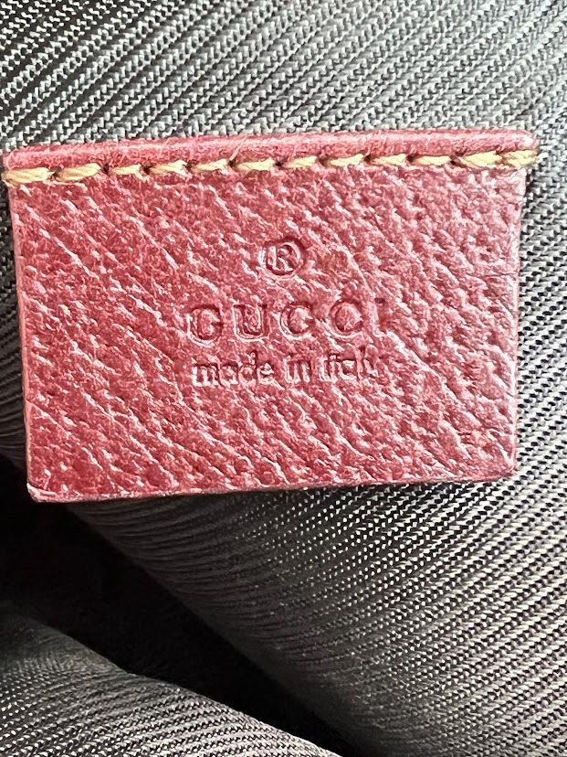 GUCCI COSMETIC POUCH CANVAS 