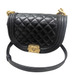 Chanel Caviar Quilted Small Boy Messenger Bag Black