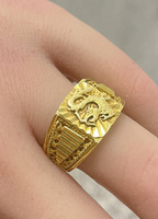  Sunny Radiance: 17kt Yellow Gold Dragon Ring