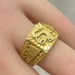  Sunny Radiance: 17kt Yellow Gold Dragon Ring