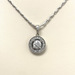  Ethereal Beauty: 14Kt White Gold Diamond Necklace 