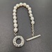 Tiffany & Co. Toggle Pearl Bracelet set in 925 Silver