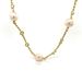  14kt Yellow Gold Pearl Necklace 