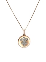  Beautiful 14K Rose Gold Fleur De Lis Design with 18K Chain