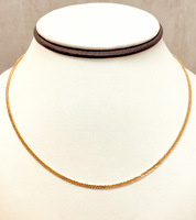  Classic Piece: 18Kt Yellow Gold Chain Necklace