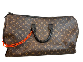 Louis Vuitton Virgil Abloh Monogram Chain Keepall Bandouliere 50 Duffle