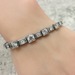  Elegant Fusion: Platinum Brilliance 14kt White Gold Vintage Bracelet 3.5 ctw