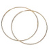  For That Chic Look: 14Kt Yellow Gold Hoops