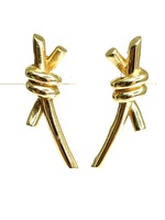  A Statement: 18K Yellow Gold Earrings