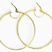  Lustrous 14KT Yellow Gold Hoops