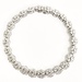  Stylish 14KT White Gold Diamond Bracelet Floral Design