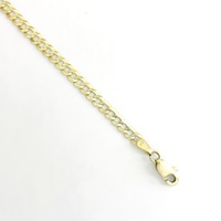 Dazzling 14K Yellow Gold Curb Chain 21"