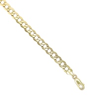 Opulent 10K Yellow Gold Curb Chain 24"