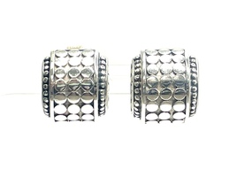 Sophisticated John Hardy Silver Dot Earrings