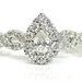  Captivating 14KT White Gold Diamond Ring