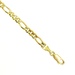 Elegant 14KT Yellow Gold Figaro Chain Necklace 23 inches 