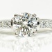  Eternal Sophistication: 14KT White Gold Diamond Ring 1.20 ctw 
