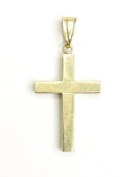  Divine Elegance: 14KT Yellow Gold Cross Pendant
