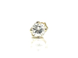  Elevate Your Look: 14KT Yellow Gold .28 ctw Single Stud 