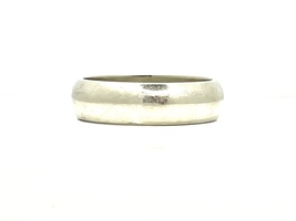  Effortlessly Elegant: 14KT White Gold Ring Band
