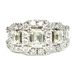 Elegant 14KT White Gold Natural Diamonds Ring