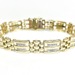 Men's 10K Yellow Gold .50 ctw Diamond Bracelet