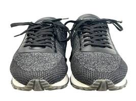 Sleek Calfskin Louis Vuitton Damier Run Away Sneakers Size 9.5 Graphite