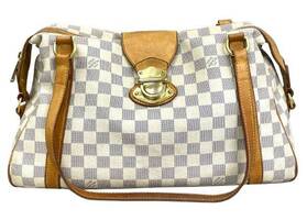 Classy Louis Vuitton Damier Azur Stresa MM