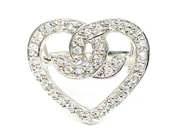  Elegant 14K White Gold Diamond .25 ctw Ring Size 6.25