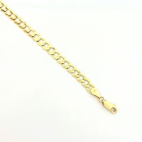 Exquisite 10K Yellow Gold Curb Chain 18"
