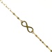  Eternal Love: 10K Yellow Gold Youth Infinity Charm Necklace 12" - 16"