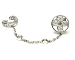 Louis Vuitton 18K Idylle Blossom Mono Chain Earring Climber (Left Ear)