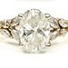  Timeless Elegance: Monique Lhuillier 18K Rose Gold Lab Grown 1.95 ctw Ring 