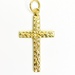  An Emblem Of Faith: 14K Yellow Gold Cross Pendant