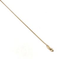 Refined Piece: 18K Yellow Gold Wheat Chain Necklace 17.75"
