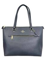 Functional And Chic: Coach Black Gallery Tote Bag 