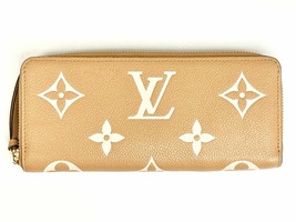 Louis Vuitton Empreinte Monogram Giant Clemence Wallet Arizona Creme