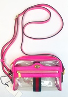 Vibrant Gucci Mini Transparent Ophidia Crossbody Bag