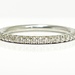  Dashing Platinum Diamond .1 ctw Infinity Ring Size 5.5