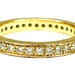  Exquisitely Crafted: 18K Yellow Gold Diamond .33 ctw Eternity Band Size 6.75