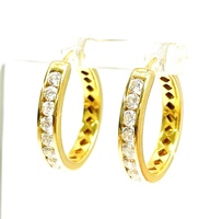  Elegance Redefined: 18K Yellow Gold Diamond 1.0 ctw Earrings