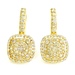  Exquisite 18K Yellow Gold Diamond 1.40 ctw Earrings