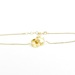  Chic and Classy: 18K Yellow Gold Charm Bracelet 7.5"